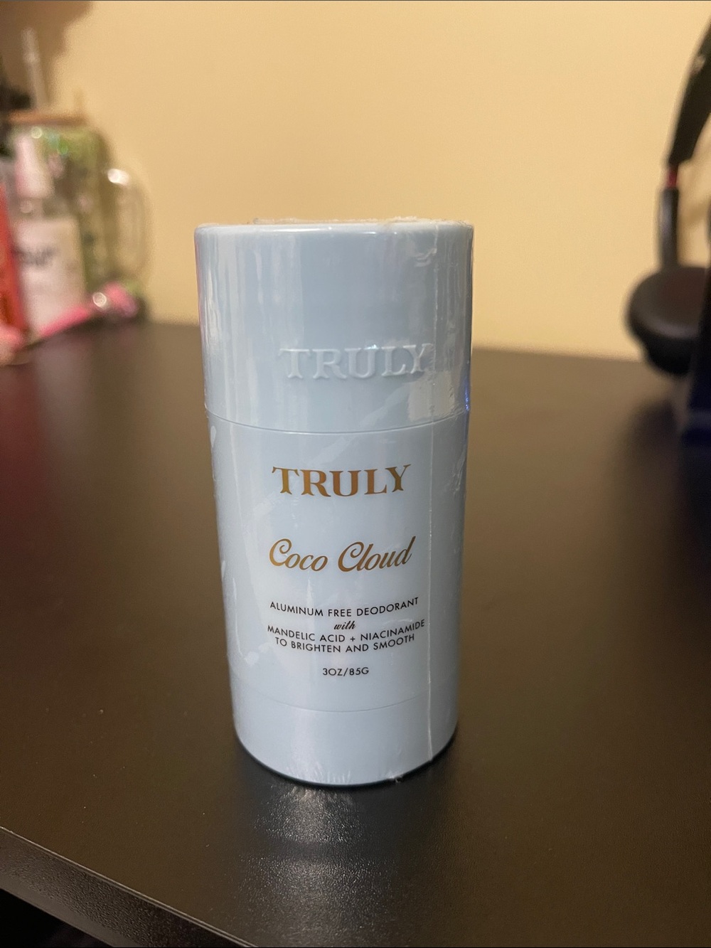 TRULY Coco Cloud Deodorant Stick - Light Blue & Gold
